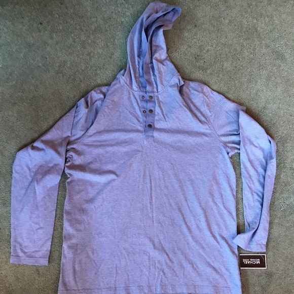 michael kors hoodie purple